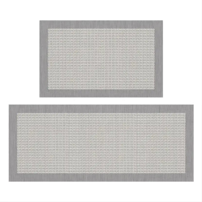 Stylish Non-Slip, Waterproof Kitchen Mats 2-Pack